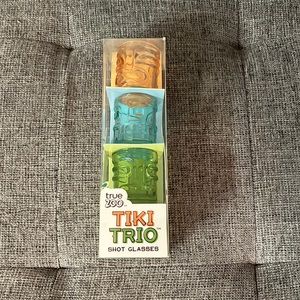 NEW! Tiki trio stackable shot glasses